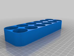 cylindrical battery case 18650-cell a-cell aa-cell aaa-cell aaaa-cell c-cell customizable d-cell storage 3d print model - Mito3D