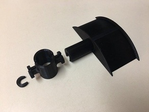 prateleiras de suporte fone ouvido stand shelving do fio 3d print model - Mito3D