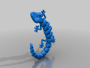 magnetico gecko 3d print model - Mito3D