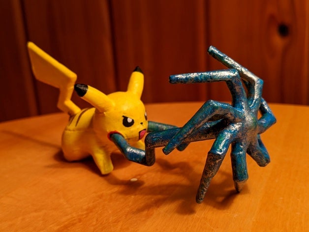 thunderbolt pikachu nintendo pokemon 3D print model - Mito3D