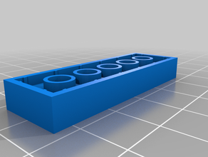 2x6 double-bottom stud plate customized 3d print model - Mito3D