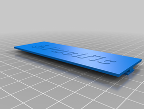 custom ender 3 printer name tags 3d parts atlantic blank tag pro pacific 3d print model - Mito3D
