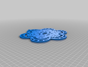 yoda snowflake 3d print model - Mito3D
