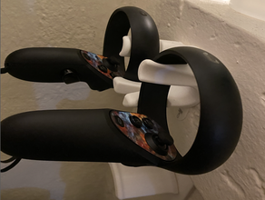 oculus touch 2 ° gen quest rift s montaggio a parete il monte 3d print model - Mito3D