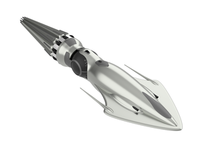 squid navire scifi vaisseau spatial 3d print model - Mito3D