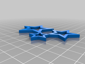 étoiles de noël flash forge 3d print model - Mito3D