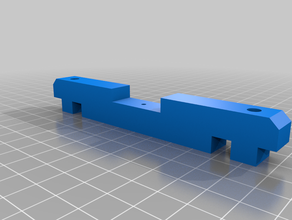 old fuse double rail din adapter 3d print model - Mito3D