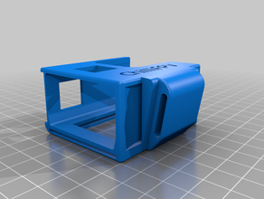 kelpie v2 gopro hero 5 6 7 montieren chillifpv frame gopromount mount 3d print model - Mito3D