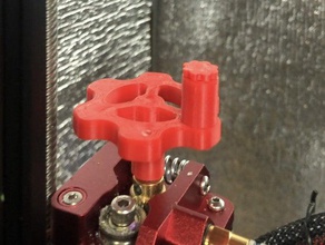 ender3 extruder knob handle creality ender 3d print model - Mito3D