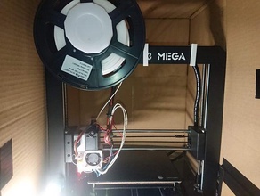 anycubic i3 mega front spool holder direct extruder 3d print model - Mito3D