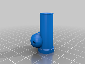 bocal do cachimbo de água forma pênis shisha 3d print model - Mito3D