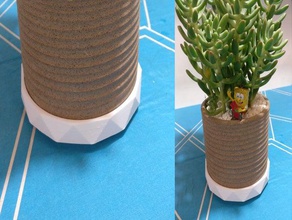 bitki pod Daire 3d print model - Mito3D