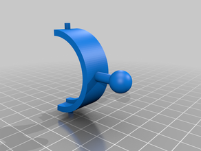 usb microsope replacment clip 3d print model - Mito3D