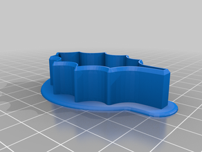 holly cookie cutter 3d print model - Mito3D