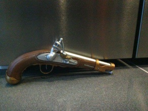 pistolet napoleon 3d print model - Mito3D