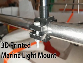 1 inch rail mount attwood marine navigation lights 3d print model - Mito3D