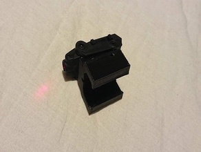 fma glock laser p99 Softair Pistole schiene-adapter airsoft Zubehör Gelände walther 3d print model - Mito3D