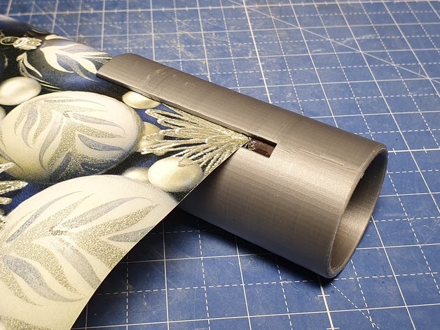 rollcutter cutter geschenk geschenkpapier gift roll schneider sharp verpackung weihnachten xmas 3D print model - Mito3D