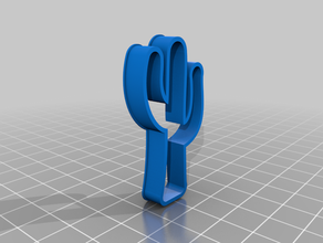 cactus cookie cutter 3dprinted 3d cutters baking tools cacti cookiecutter cookiecutters desert kitchen 3d print model - Mito3D