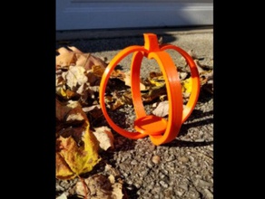 pumpkin led tea candle holder 3dprintable autumn decoration fall halloween household multipiece 3d print model - Mito3D