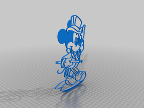 mickey 3d a arte frágil 3d print model - Mito3D