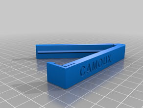 my customized personalize your bag clips 3d print model - Mito3D