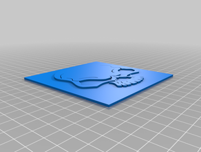 assustador crânio o inkscape solidworks tinkercad 3d print model - Mito3D