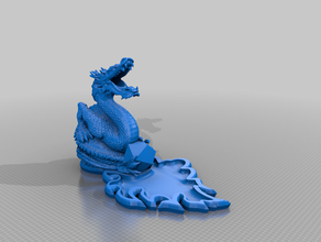 dragon dadi torre accessorio i dnd drago dungeons dragons gioco ttrpg 3d print model - Mito3D