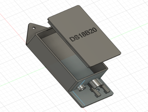 caso wlan sensore di temperatura wemos d1 mini ds18b20 dht22 3d print model - Mito3D