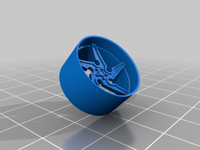 rueda de estrella ninja 3d print model - Mito3D