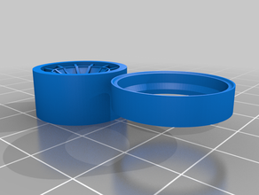 roda tosco lábio 3d print model - Mito3D