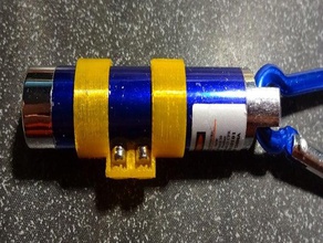 puntatore laser einschaltschutz doppelt attivare la protezione 2 pulsanti 3d print model - Mito3D