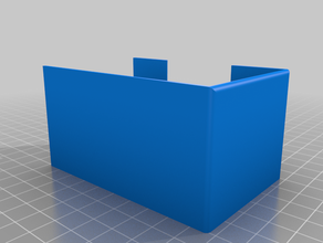 card holder 92x62 mm cards 3d print model - Mito3D