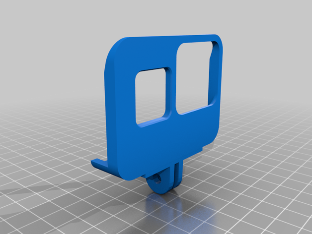 gopro drop bracket 3D print model - Mito3D