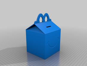 mcdonald's happy meal épargne boîte mcdonalds tirelire en forme de cochon savingsbox 3d print model - Mito3D