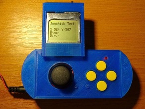 arduino based mobile game console 3d print model - Mito3D