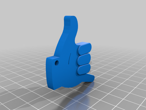 licari hand keychain 3d print model - Mito3D