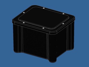 Akku-box automotive 3d print model - Mito3D