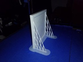 angled lithophane support scalable 3d print model - Mito3D