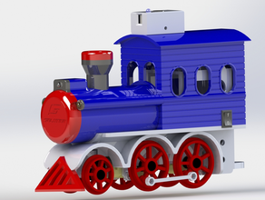 arduino vía de tren vagones 3d print model - Mito3D