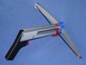 lápis besta pistola arco de a cruz cross bow 3d print model - Mito3D