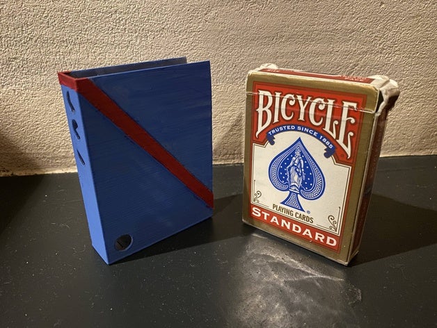 zone de la carte vélos boîte cartes le titulaire magie stand 3D print model - Mito3D