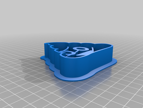 cattivo cookie cutter cazzo ganja porta bobina di erbaccia 3d print model - Mito3D