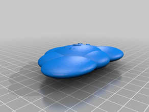 nuage d'ornement ornement de noël le cloud 3d print model - Mito3D