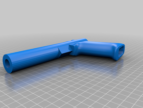 bottle rocket gun v2 3d print model - Mito3D