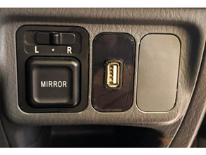 honda civic anahtarı panel usb bağlantı carsoundsystem carstereo stereo 3d print model - Mito3D