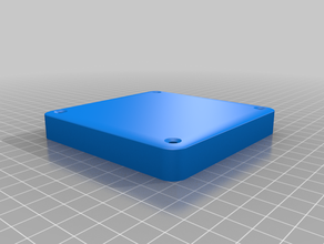 100mm x mounting plate 3d print model - Mito3D