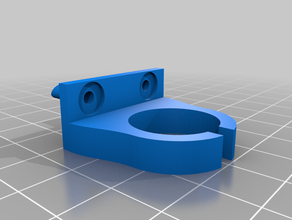 my customized anet a8 v2 rear bed level sensor holder - 3d print model - Mito3D