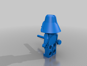 große lego dark vador 3d print model - Mito3D