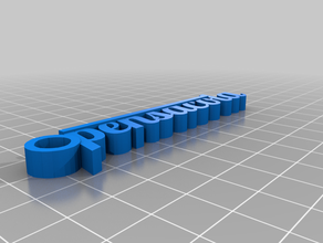 pensacola keychain 3d print model - Mito3D